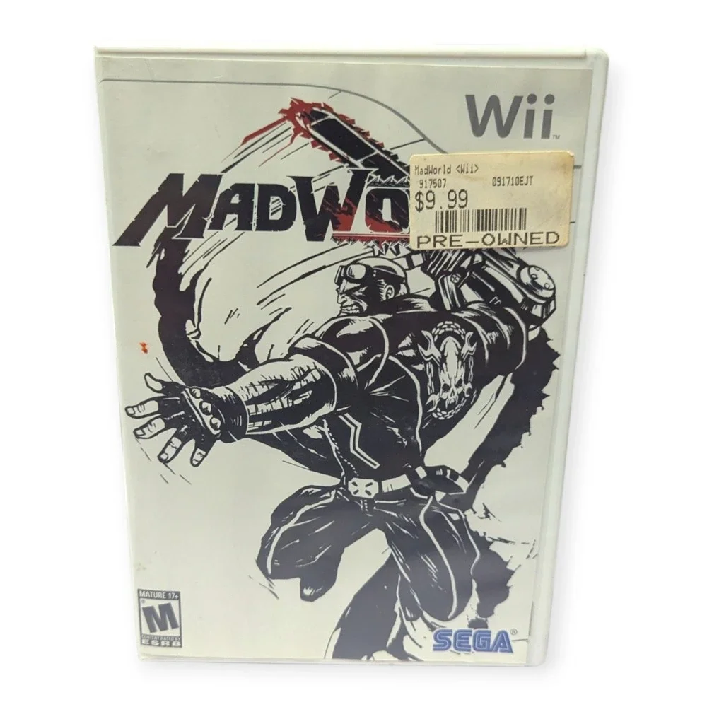 MadWorld Nintendo Wii SEGA Action Game CIB Complete with Manual PlatinumGames
